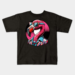 Disco Flamingo Kids T-Shirt